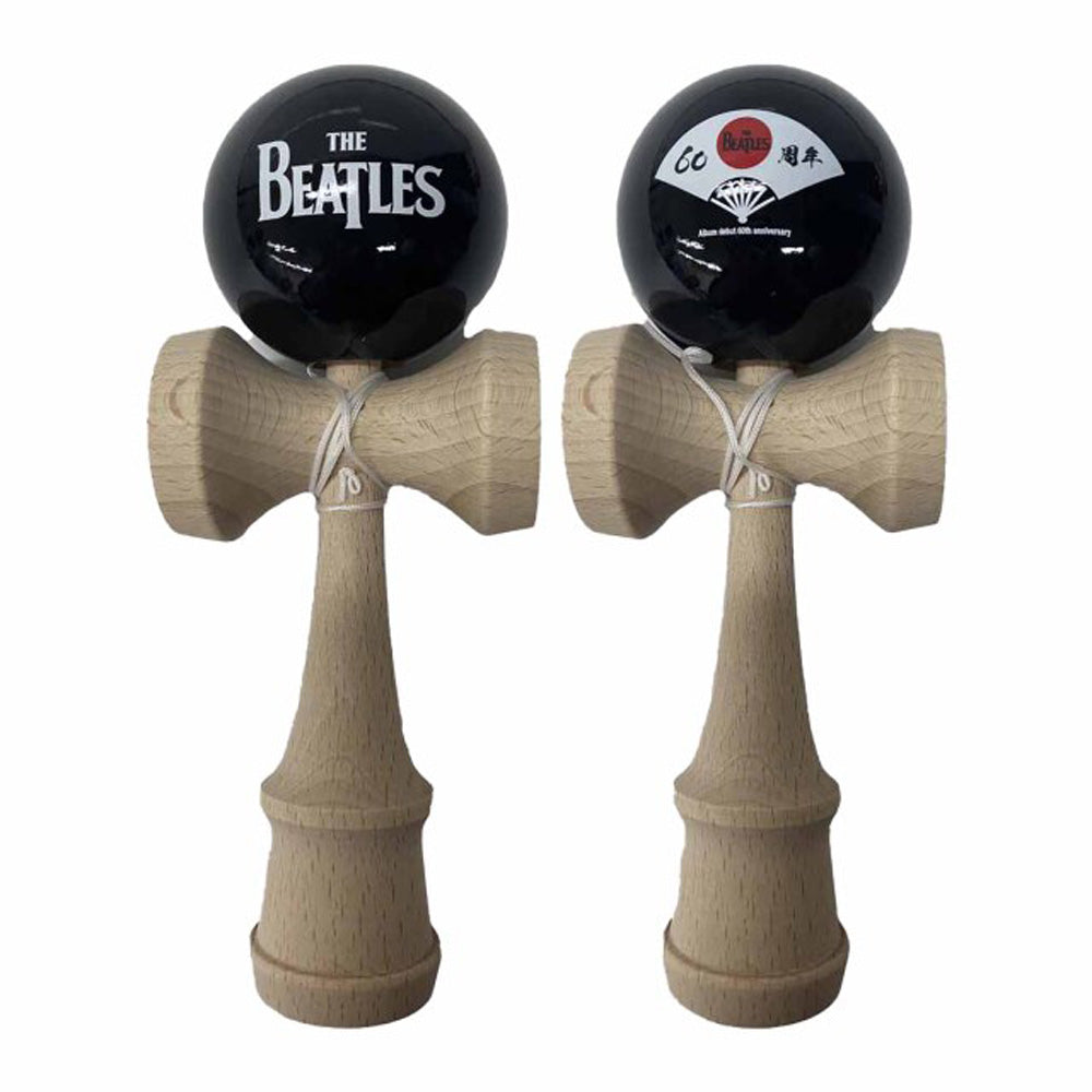 THE BEATLES ビートルズ (結成 65周年 ) - meets Japanese traditional craft Album debut 60th anniversary / けん玉 / 黒色 / グッズ 【公式 / オフィシャル】