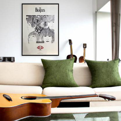 THE BEATLES (65th anniversary of formation) - meets Japanese traditional craft Album debut 60th anniversary / Echizen washi paper / REVOLVER / Poster