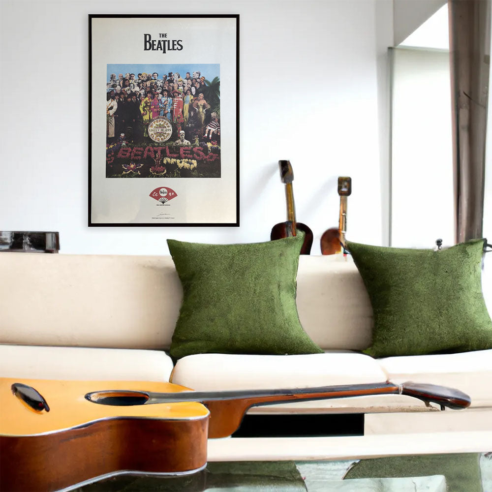 THE BEATLES (65th anniversary of formation) - meets Japanese traditional craft Album debut 60th anniversary / Echizen Washi / LONELY HEARTS / Poster