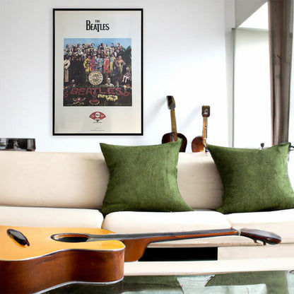 THE BEATLES (65th anniversary of formation) - meets Japanese traditional craft Album debut 60th anniversary / Echizen Washi / LONELY HEARTS / Poster