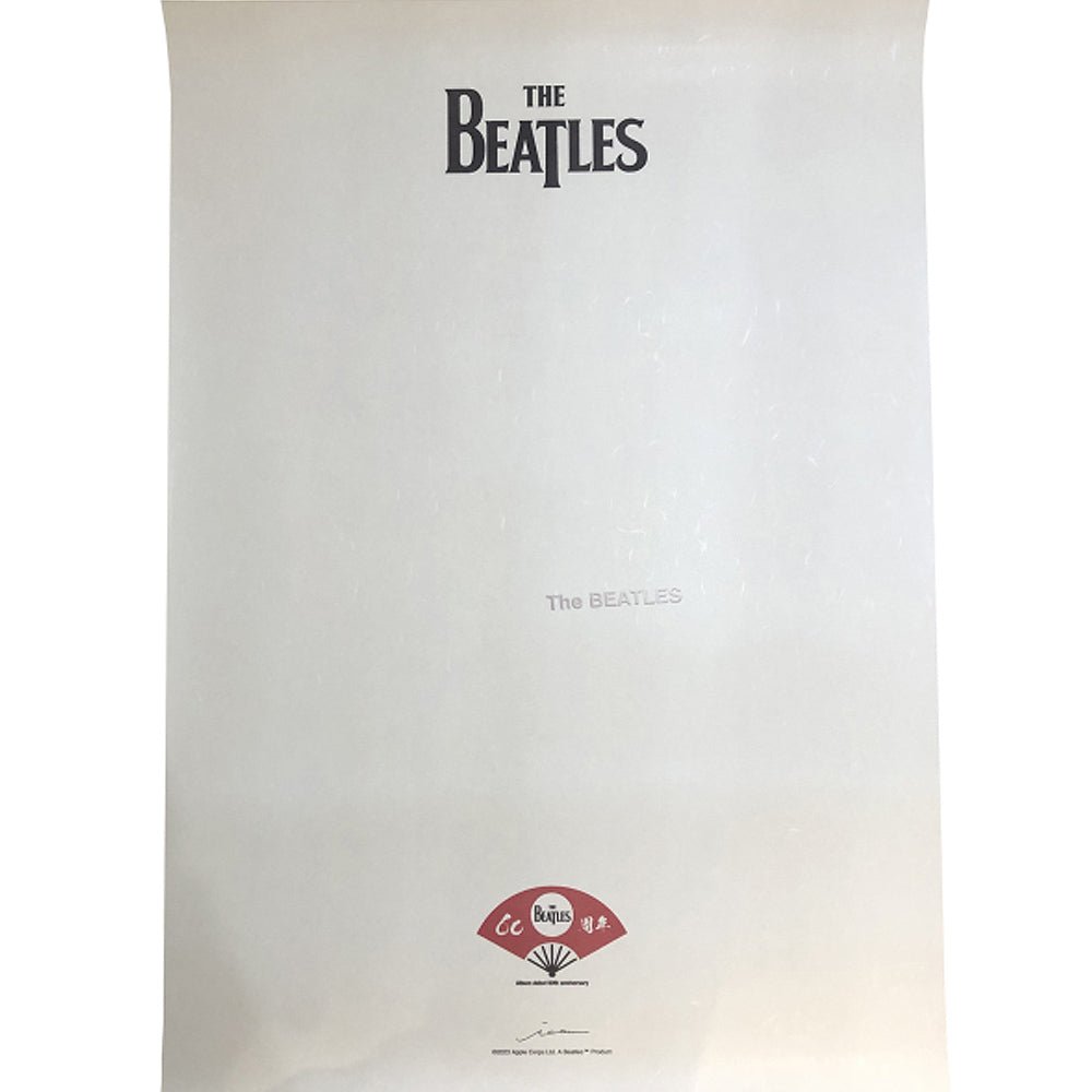 THE BEATLES ビートルズ (来日 60周年 ) - meets Japanese traditional craft Album debut 60th anniversary / 越前和紙 / WHITE ALBUM / ポスター - PGS