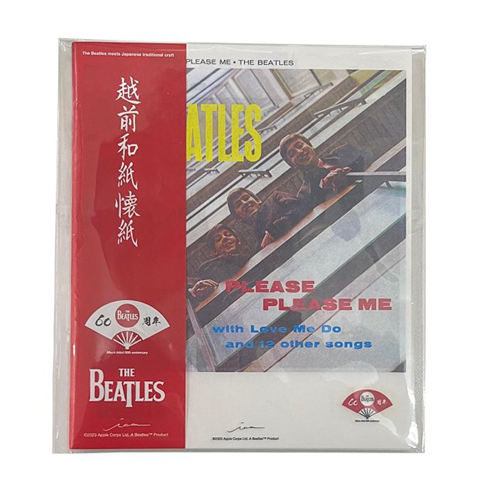 THE BEATLES ビートルズ (結成 65周年 ) - meets Japanese traditional craft Album debut 60th anniversary / 越前和紙 / 懐紙 / グッズ 【公式 / オフィシャル】
