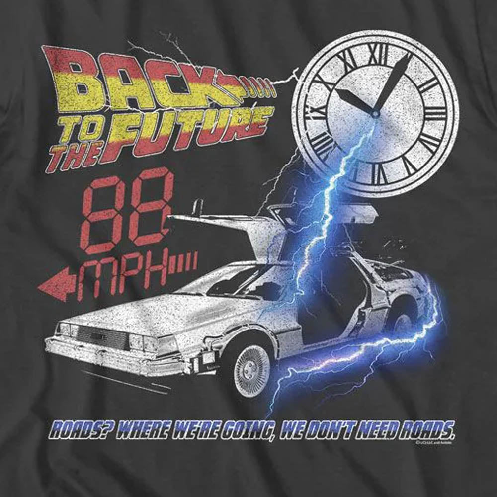 【予約商品】 BACK TO THE FUTURE バックトゥザフューチャー (劇場公開 40周年 ) - WHERE WERE GOING / Tシャツ / メンズ 【公式 / オフィシャル】