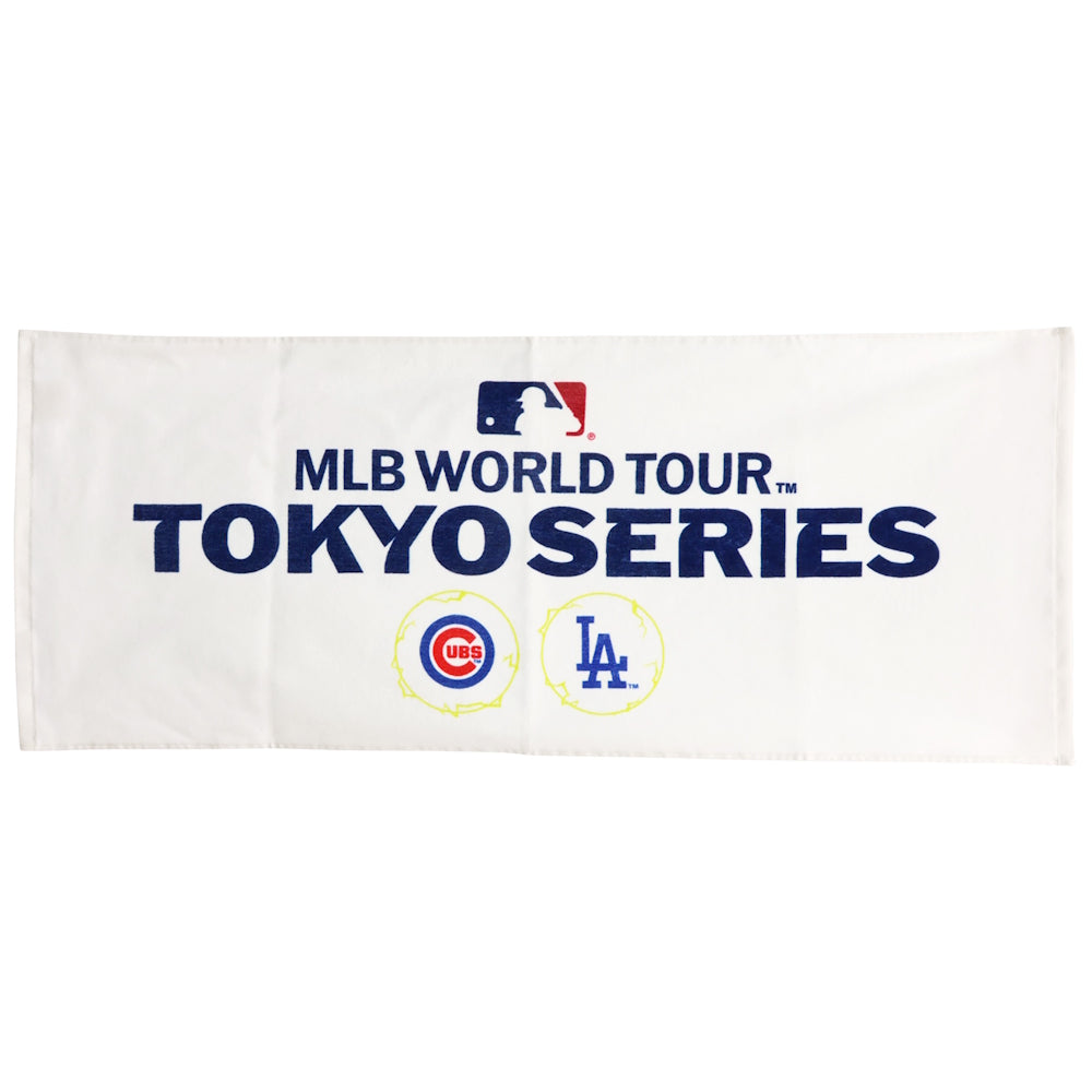 LOS ANGELES DODGERS（MLB） ロサンゼルスドジャース - WORLD TOUR TOKYO SERIES 2025 / WHITE / MLB東京ツアー限定デザイン / タオル 【公式 / オフィシャル】