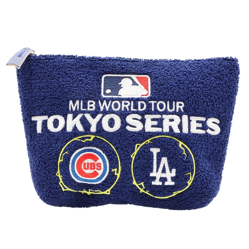 LOS ANGELES DODGERS（MLB） ロサンゼルスドジャース - WORLD TOUR TOKYO SERIES 2025 / NAVY / MLB東京ツアー限定デザイン / ポーチ - PGS