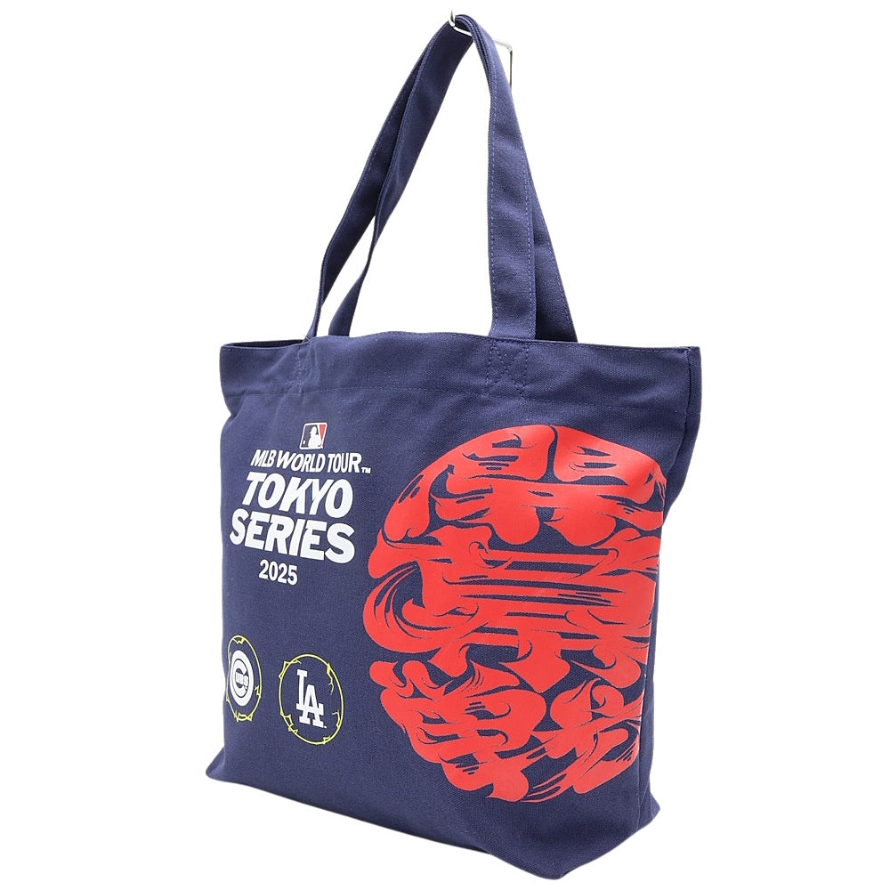 LOS ANGELES DODGERS（MLB） ロサンゼルスドジャース - WORLD TOUR TOKYO SERIES 2025 / NAVY & RED / MLB東京ツアー限定デザイン / トートバッグ 【公式 / オフィシャル】