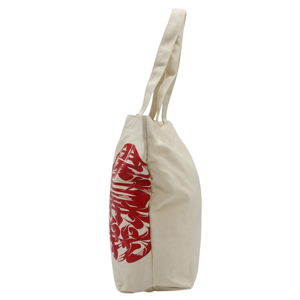LOS ANGELES DODGERS（MLB） ロサンゼルスドジャース - WORLD TOUR TOKYO SERIES 2025 / IVORY & RED / MLB東京ツアー限定デザイン / トートバッグ 【公式 / オフィシャル】