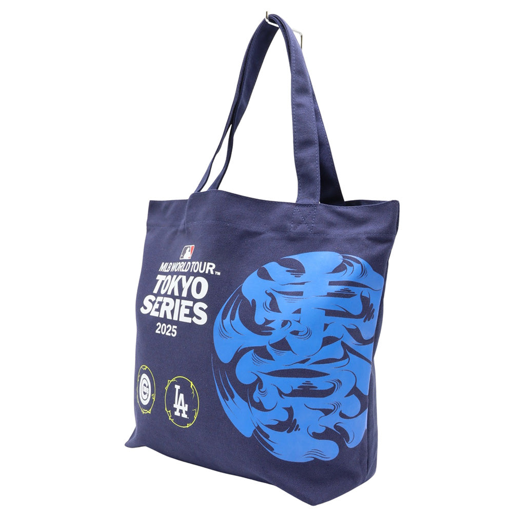 LOS ANGELES DODGERS（MLB） ロサンゼルスドジャース - WORLD TOUR TOKYO SERIES 2025 / NAVY & BLUE / MLB東京ツアー限定デザイン / トートバッグ 【公式 / オフィシャル】