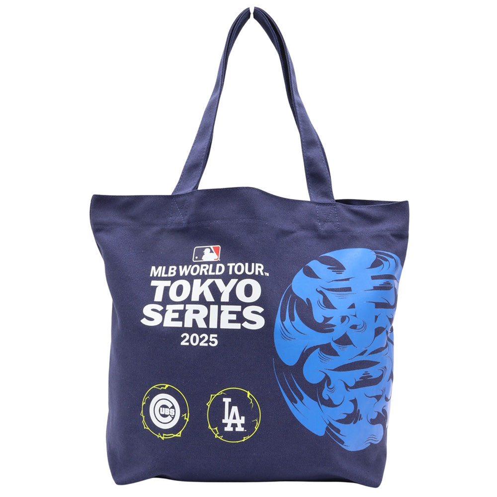 LOS ANGELES DODGERS（MLB） ロサンゼルスドジャース - WORLD TOUR TOKYO SERIES 2025 / NAVY & BLUE / MLB東京ツアー限定デザイン / トートバッグ 【公式 / オフィシャル】