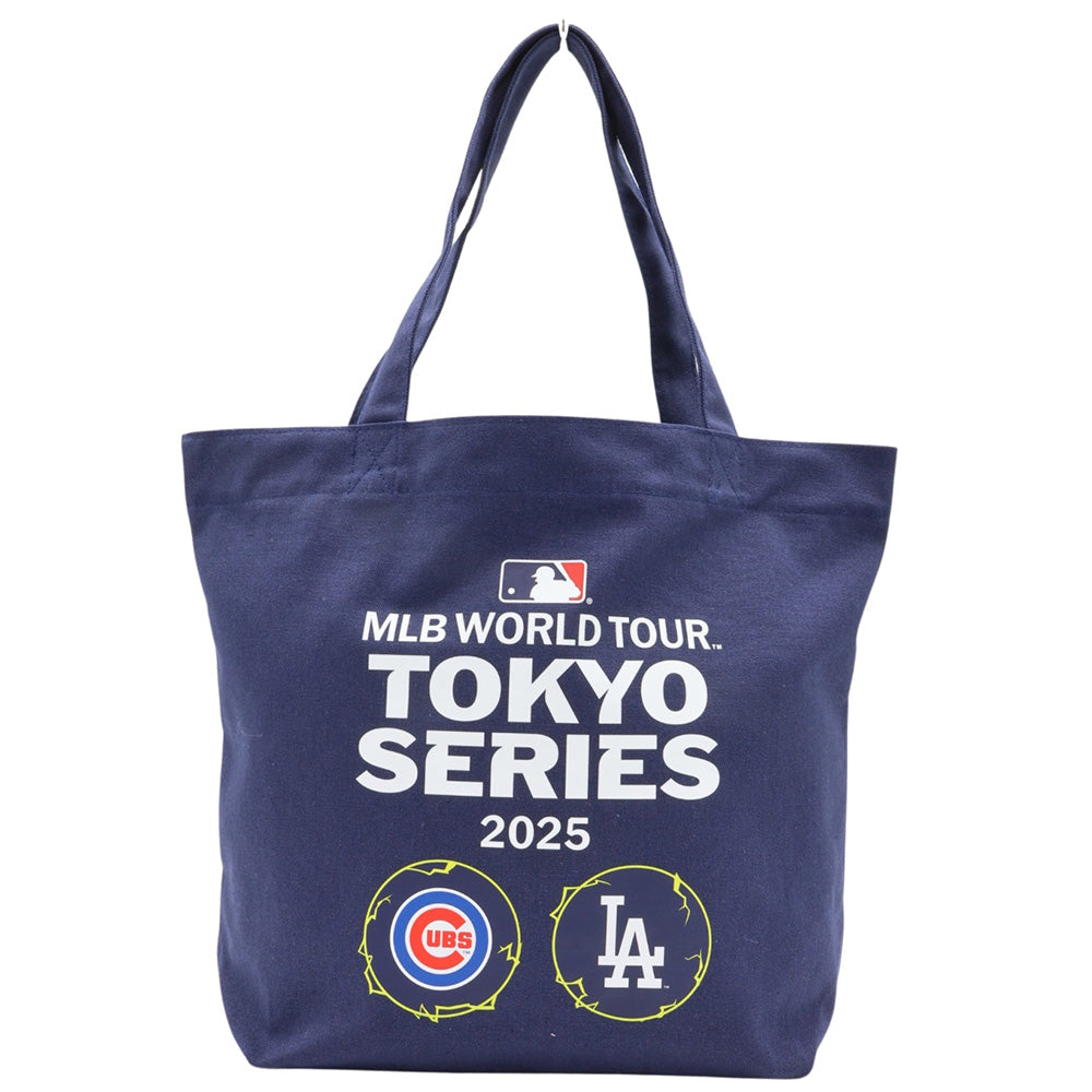 LOS ANGELES DODGERS（MLB） ロサンゼルスドジャース - WORLD TOUR TOKYO SERIES 2025 / NAVY / MLB東京ツアー限定デザイン / トートバッグ 【公式 / オフィシャル】
