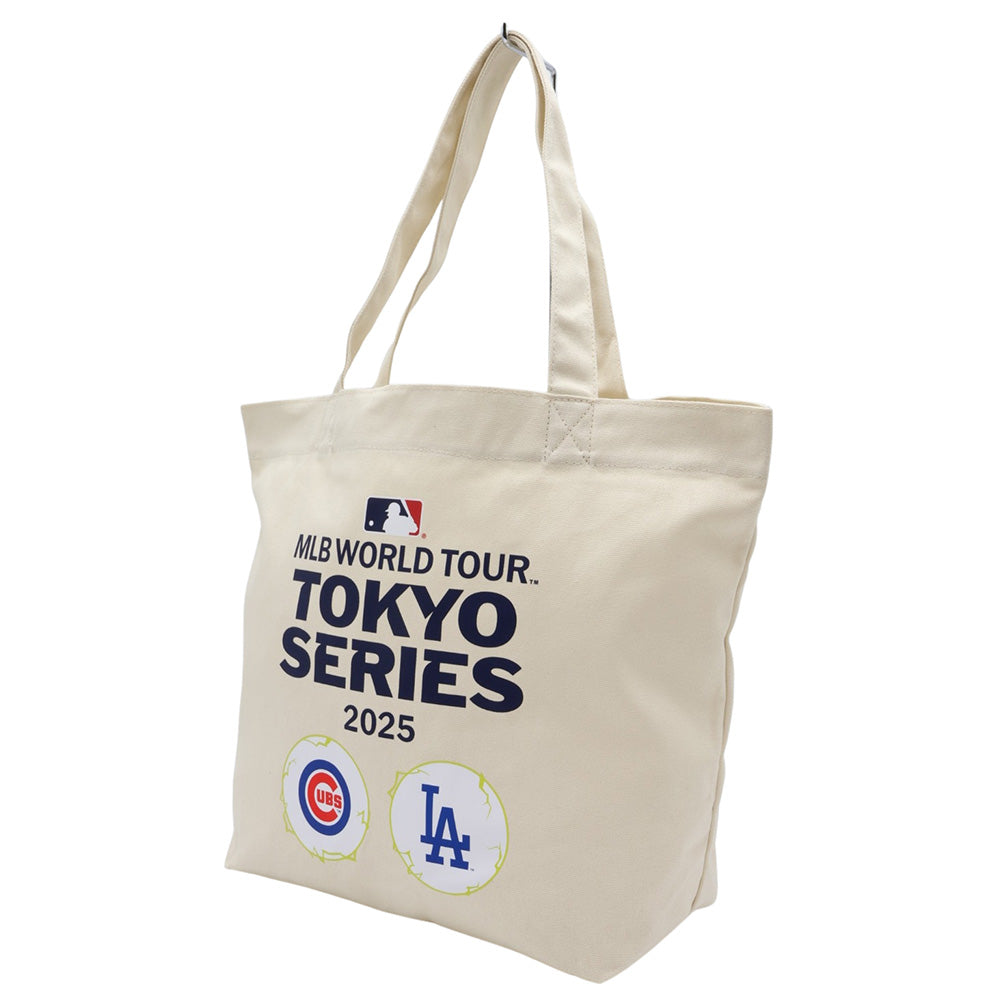 
                  
                    LOS ANGELES DODGERS（MLB） ロサンゼルスドジャース - WORLD TOUR TOKYO SERIES 2025 / IVORY / MLB東京ツアー限定デザイン / トートバッグ 【公式 / オフィシャル】
                  
                