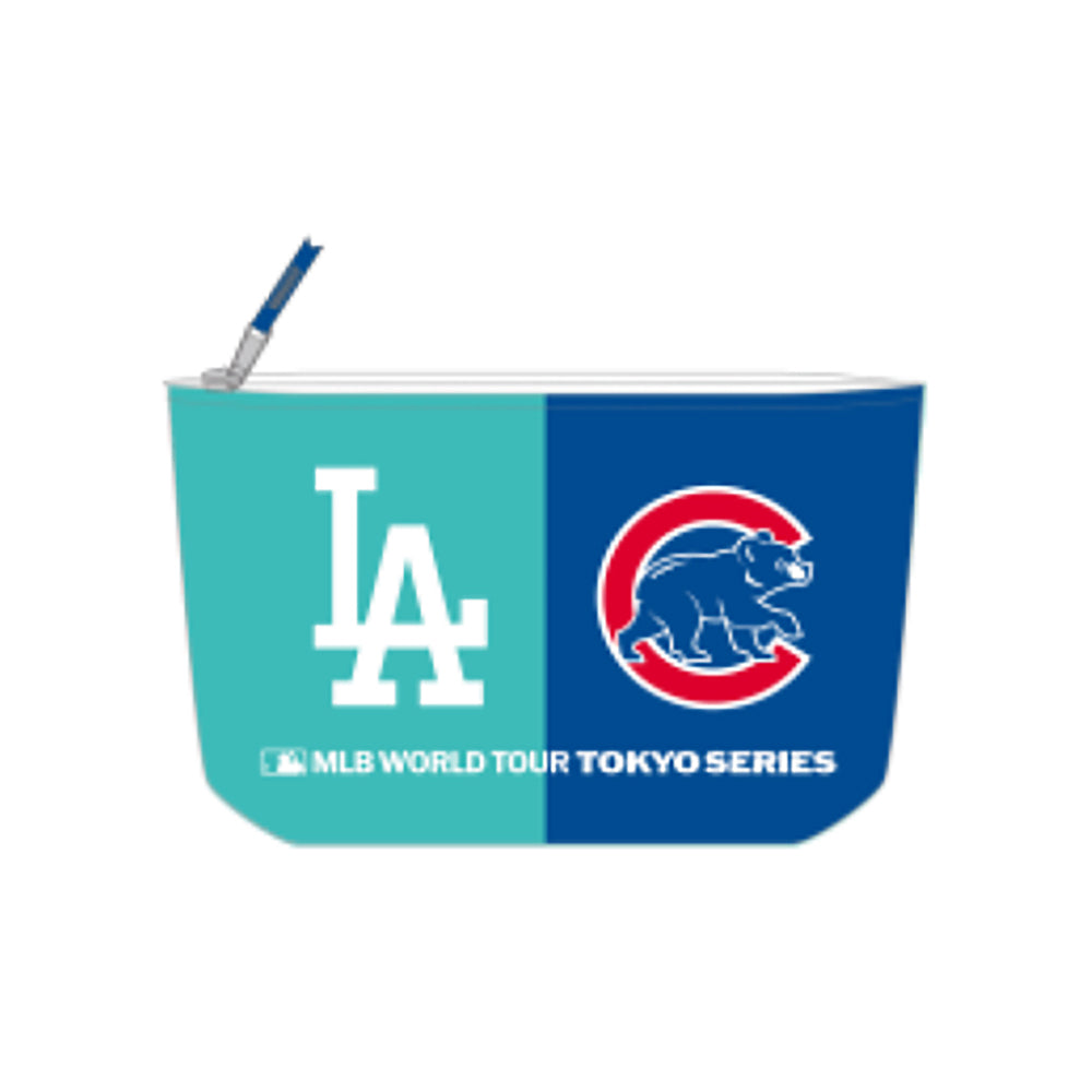LOS ANGELES DODGERS（MLB） ロサンゼルスドジャース - WORLD TOUR TOKYO SERIES 2025 / MLB東京ツアー限定デザイン LA&CHC / さがらポーチ / ポーチ 【公式 / オフィシャル】