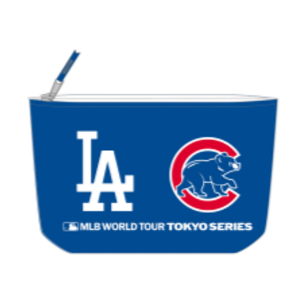 LOS ANGELES DODGERS（MLB） ロサンゼルスドジャース - WORLD TOUR TOKYO SERIES 2025 / MLB東京ツアー限定デザイン LA&CHC / さがらポーチ / ポーチ 【公式 / オフィシャル】
