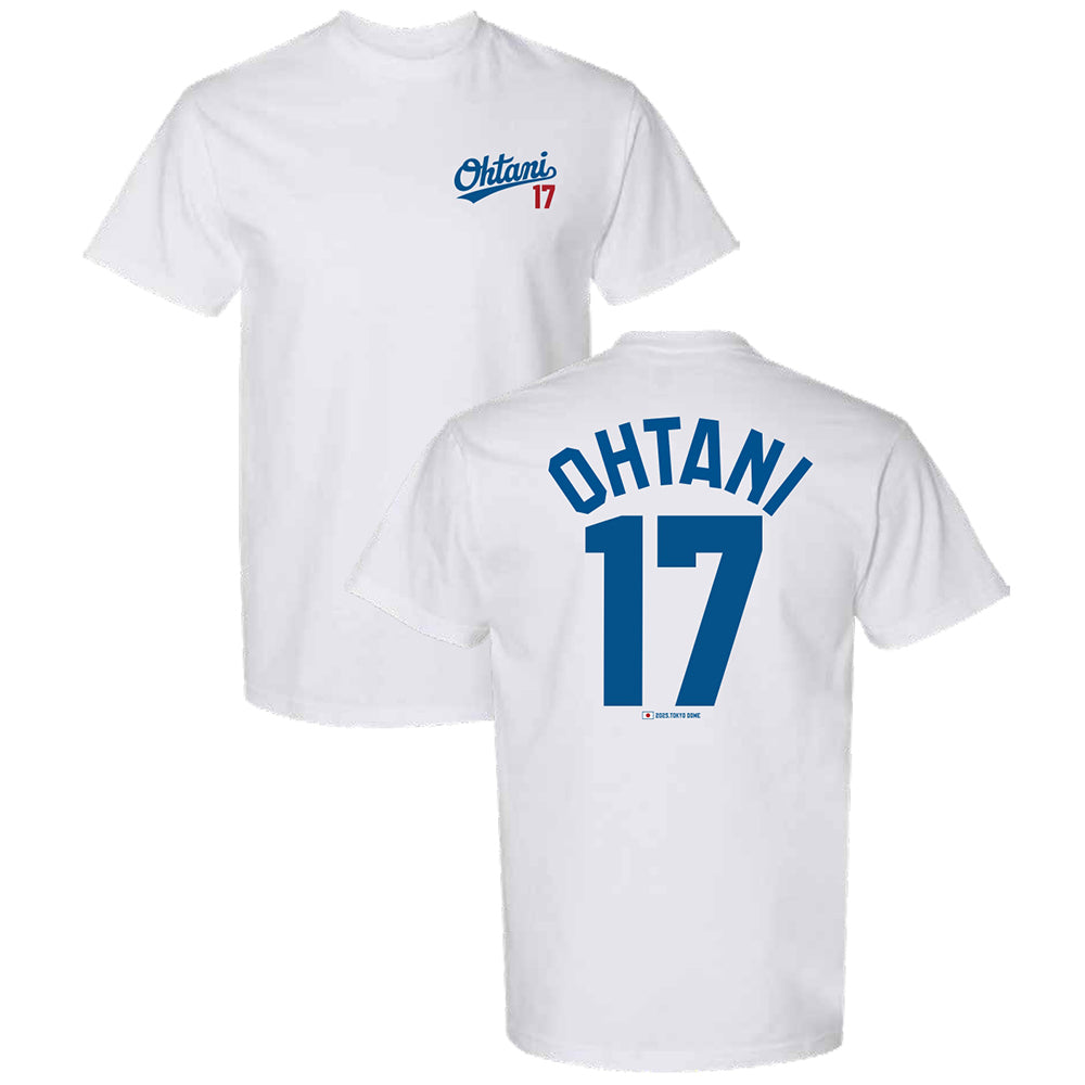 SHOHEI OHTANI - MLB東京ツアー限定 / 背番号17 / 7oz ヘビーウェイト / バックプリントあり