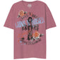 GUNS N ROSES ガンズアンドローゼズ (結成 40周年 ) - CROSS ROSES MINERAL WASH RAPTURED ROSE / タイダイ / Tシャツ / メンズ 【公式 / オフィシャル】