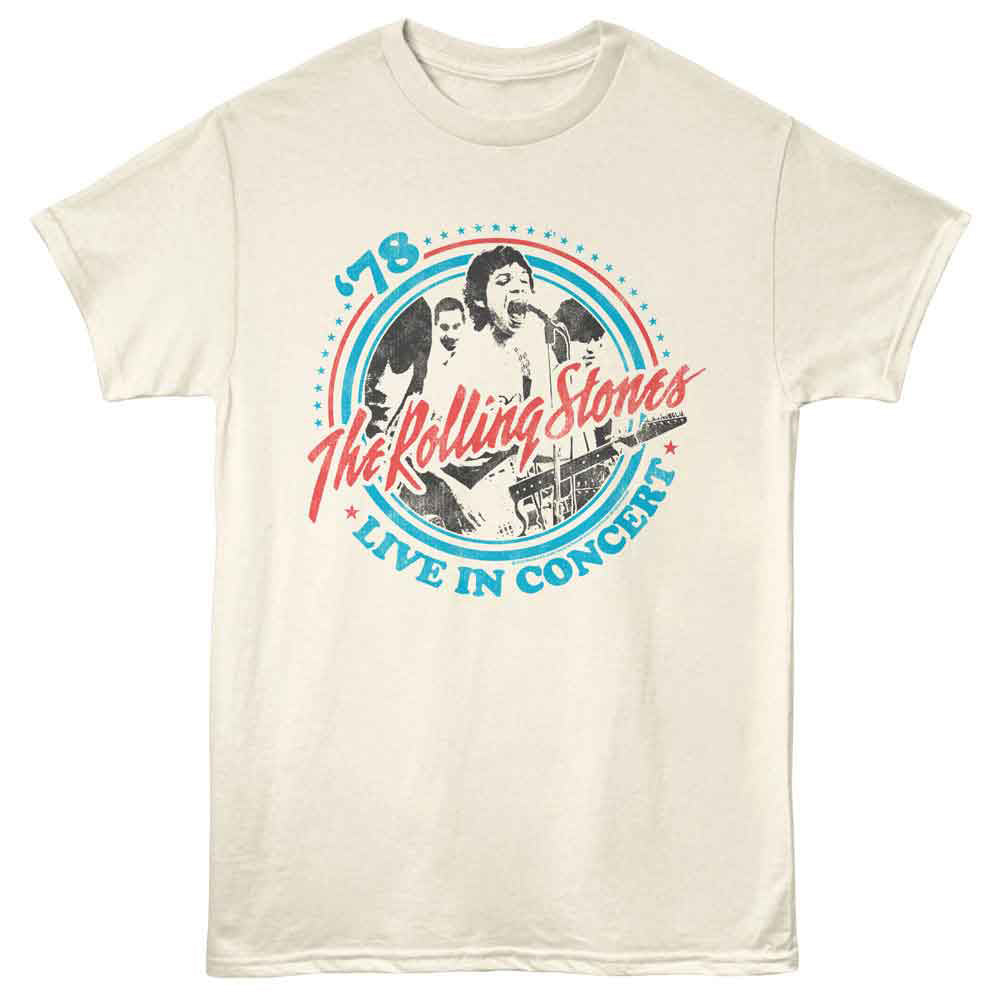 ROLLING STONES ローリングストーンズ - LIVE IN CONCERT 78 / Tシャツ / メンズ 【公式 / オフィシャル】