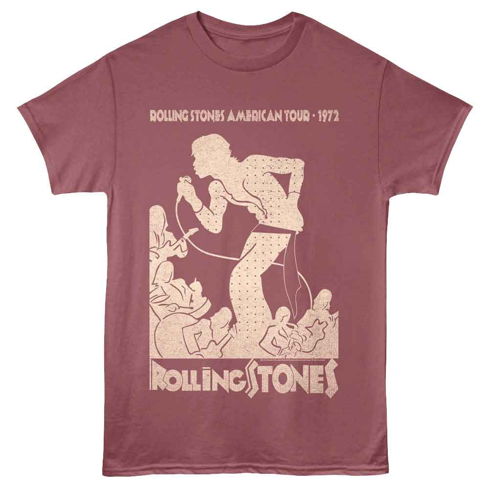 ROLLING STONES - (7月 新譜 記念 ) - AMERICAN TOUR 1972 （復刻ツアーTシリーズ）