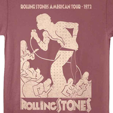 【予約商品】 ROLLING STONES ローリングストーンズ (来日 35周年 記念 ) - AMERICAN TOUR 1972 （復刻ツアーTシリーズ） / Tシャツ / メンズ