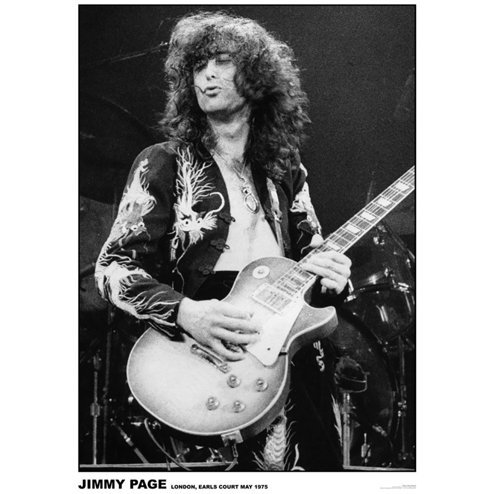 LED ZEPPELIN レッドツェッペリン (公式 映画公開 記念 ) - Jimmy Page / ポスター 【公式 / オフィシャル】