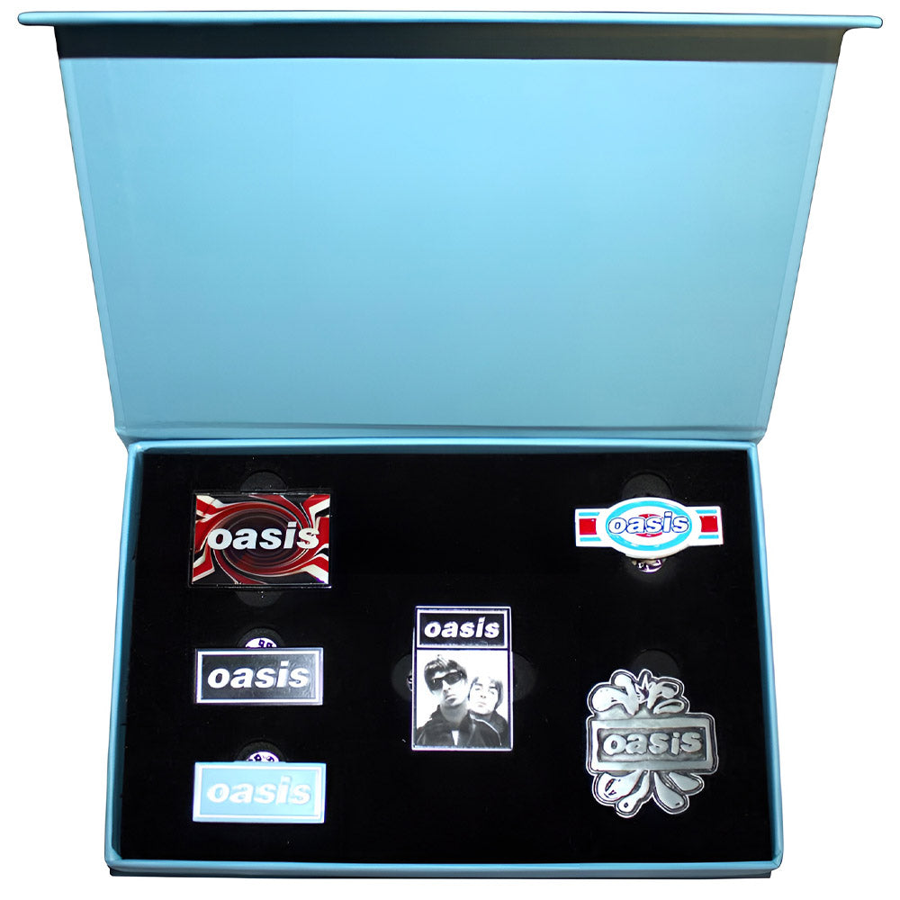 【予約商品】 OASIS オアシス (10月 来日 記念 ) - Collectable Pin Badge Set / 6個セット / バッジ 【公式 / オフィシャル】