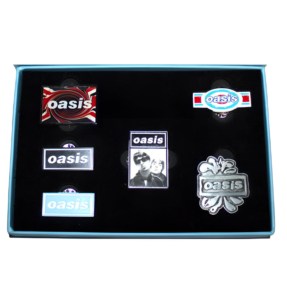 
                  
                    OASIS オアシス (10月 来日 記念 ) - Collectable Pin Badge Set / 6個セット / バッジ 【公式 / オフィシャル】
                  
                