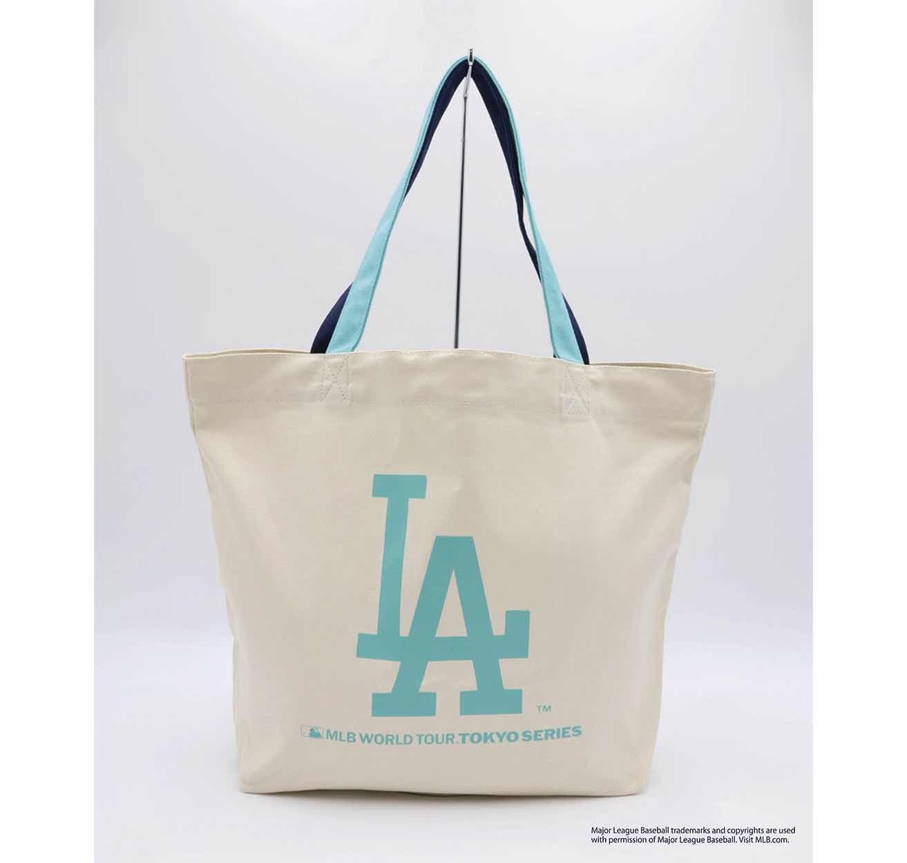 LOS ANGELES DODGERS（MLB） ロサンゼルスドジャース - WORLD TOUR TOKYO SERIES 2025 / MLB東京ツアー限定デザイン LA&CHC / キャンバストート / ポーチ 【公式 / オフィシャル】