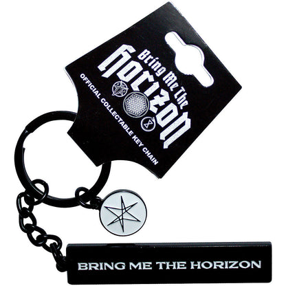 BRING ME THE HORIZON ブリングミーザホライズン (デビュー 20周年 ) - Text Logo 6-Point Star Charm / チャーム付き / キーホルダー