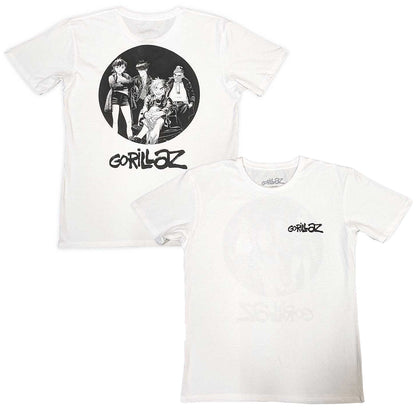 GORILLAZ ゴリラズ - Song Machine Brush Logo / バックプリントあり / Tシャツ / メンズ 【公式 / オフィシャル】