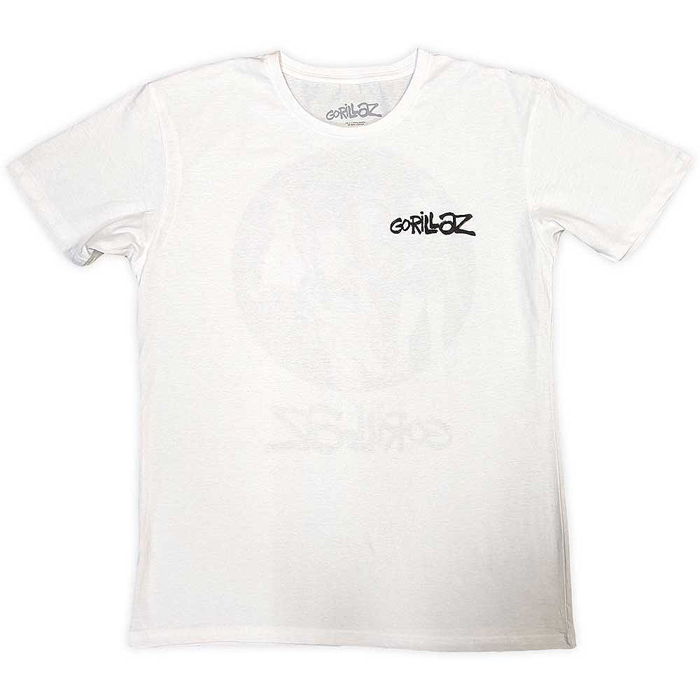 GORILLAZ ゴリラズ - Song Machine Brush Logo / バックプリントあり / Tシャツ / メンズ 【公式 / オフィシャル】