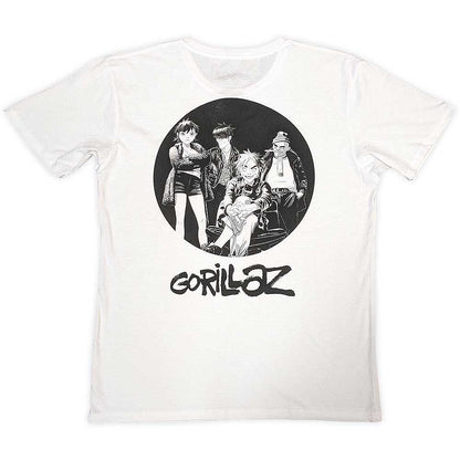 GORILLAZ ゴリラズ - Song Machine Brush Logo / バックプリントあり / Tシャツ / メンズ 【公式 / オフィシャル】