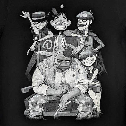 GORILLAZ ゴリラズ - George Spray / バックプリントあり / Tシャツ / メンズ 【公式 / オフィシャル】