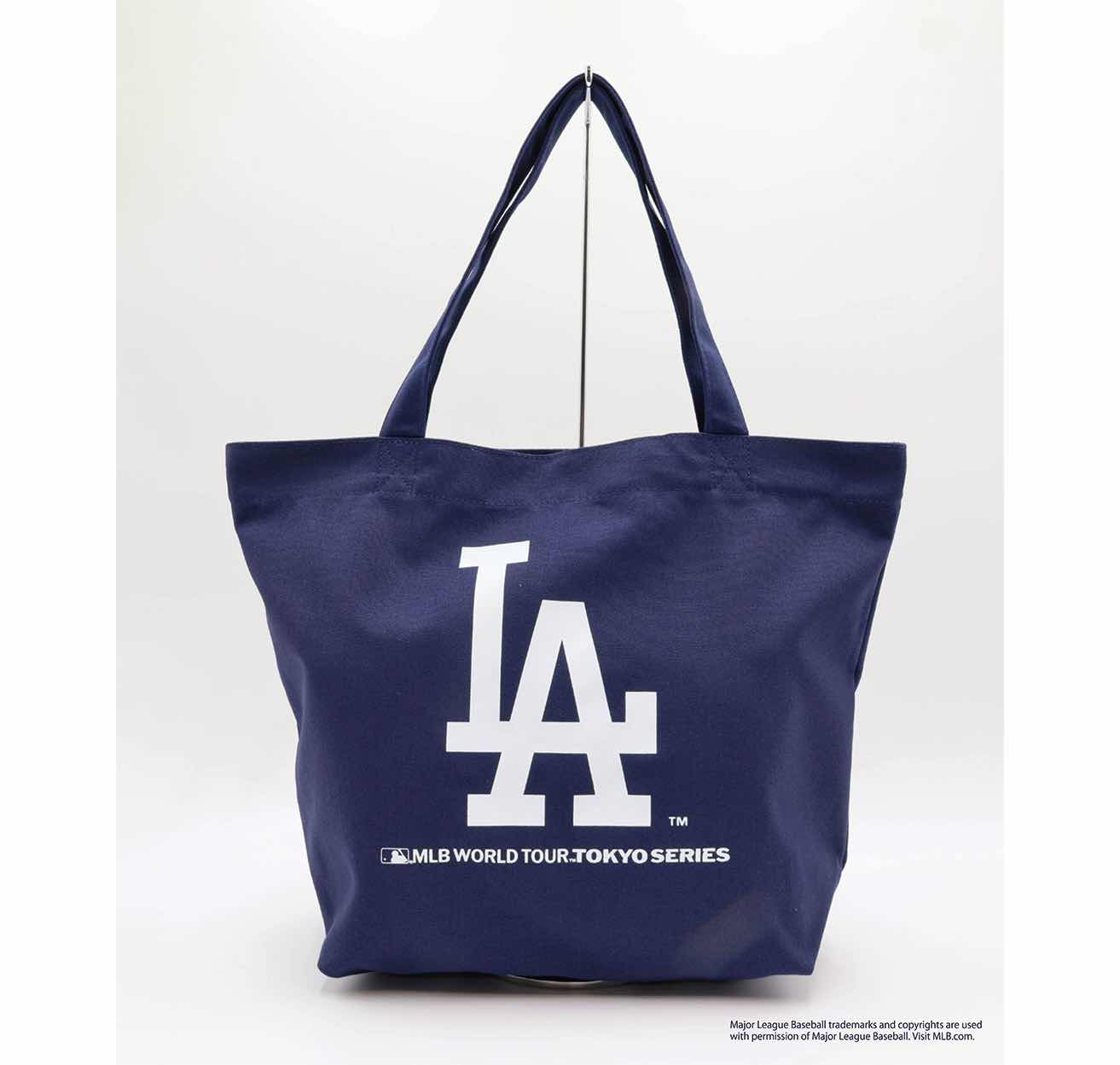 LOS ANGELES DODGERS（MLB） ロサンゼルスドジャース - WORLD TOUR TOKYO SERIES 2025 / MLB東京ツアー限定デザイン LA&CHC / キャンバストート / ポーチ 【公式 / オフィシャル】