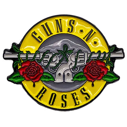 GUNS N ROSES ガンズアンドローゼズ (結成 40周年 ) - Bullet / バッジ 【公式 / オフィシャル】