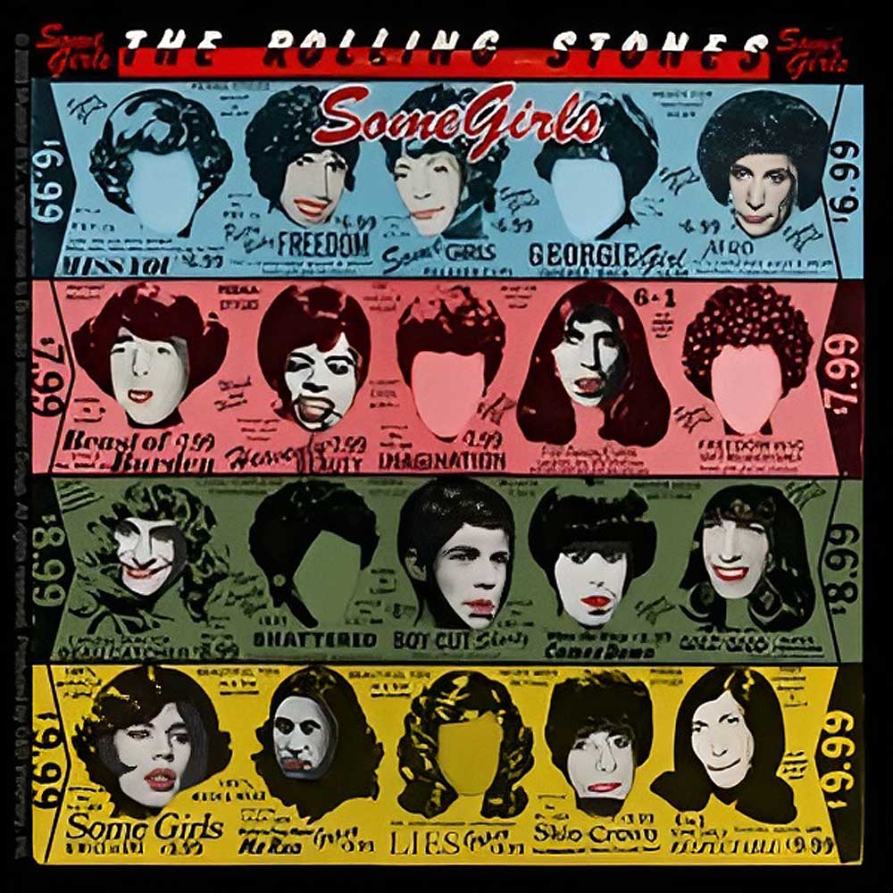 ROLLING STONES ローリングストーンズ - Some Girls / ステッカー 【公式 / オフィシャル】