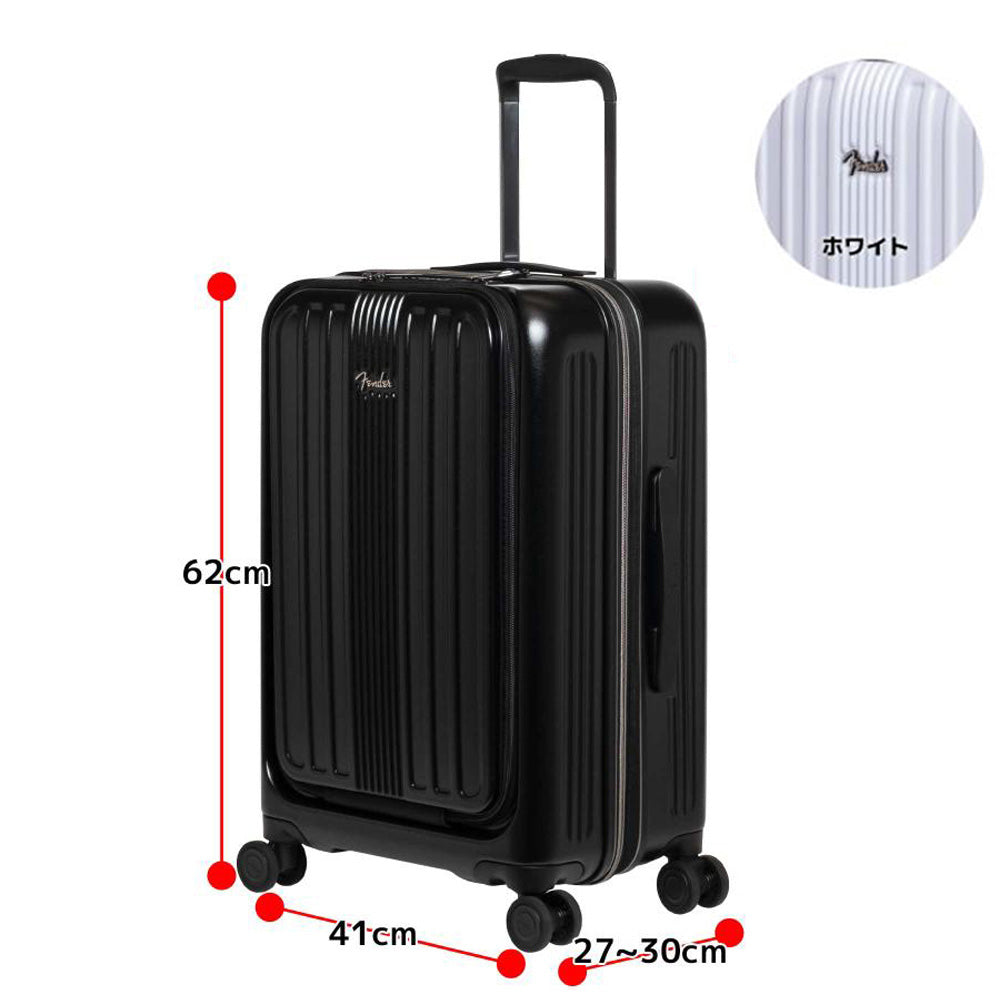 FENDER (80th Anniversary) - Suitcase / Expandable / White / Carry Case