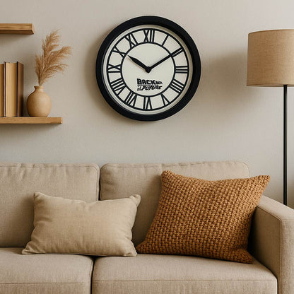 BACK TO THE FUTURE バックトゥザフューチャー (劇場公開 40周年 ) - Hill Valley Wall Clock【限定品】 / 時計 【公式 / オフィシャル】