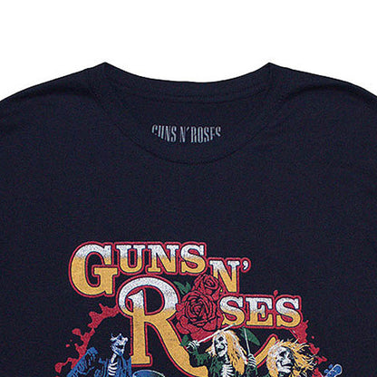 GUNS N ROSES ガンズアンドローゼズ (デビュー 40周年 ) - Was Here / バックプリントあり / Tシャツ / メンズ