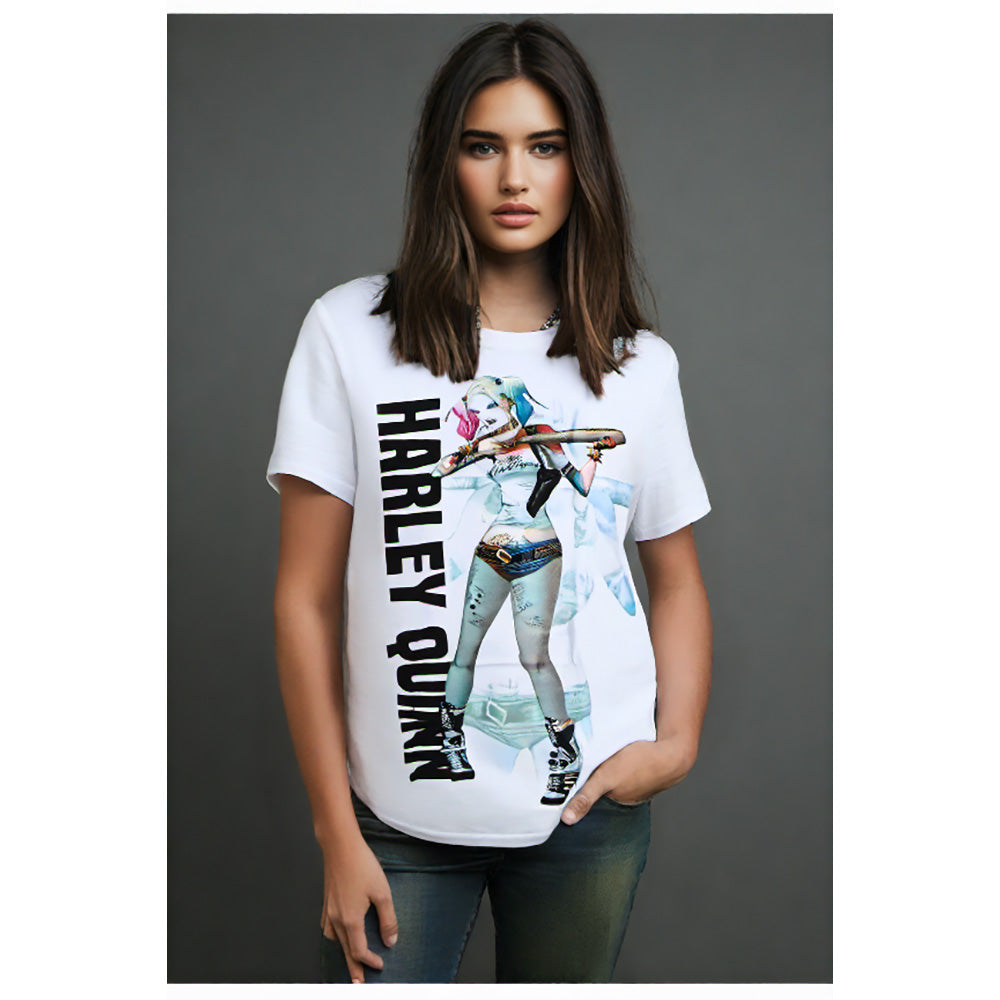 SUICIDE SQUAD スーサイドスクワッド (ジョーカー 生誕 80周年 ) - HARLEY QUINN POSTER / レア / Tシャツ / メンズ 【公式 / オフィシャル】