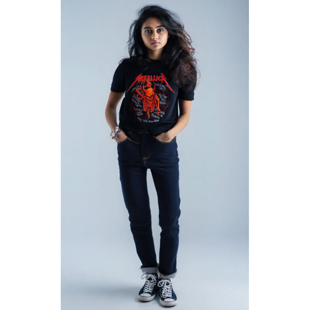 METALLICA メタリカ - Skull Screaming Red 72 Seasons / バックプリントあり / Tシャツ / メンズ