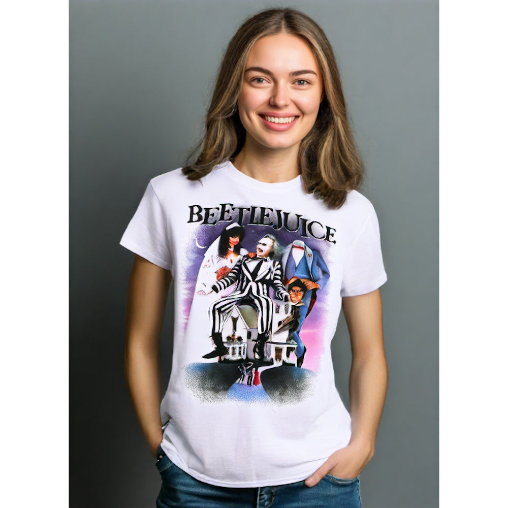 ビートルジュース　Beetlejuice　Tシャツ　レディースL　ヴィンテージ ビートルジュース Beetlejuice Tシャツ レディースL ヴィンテージの