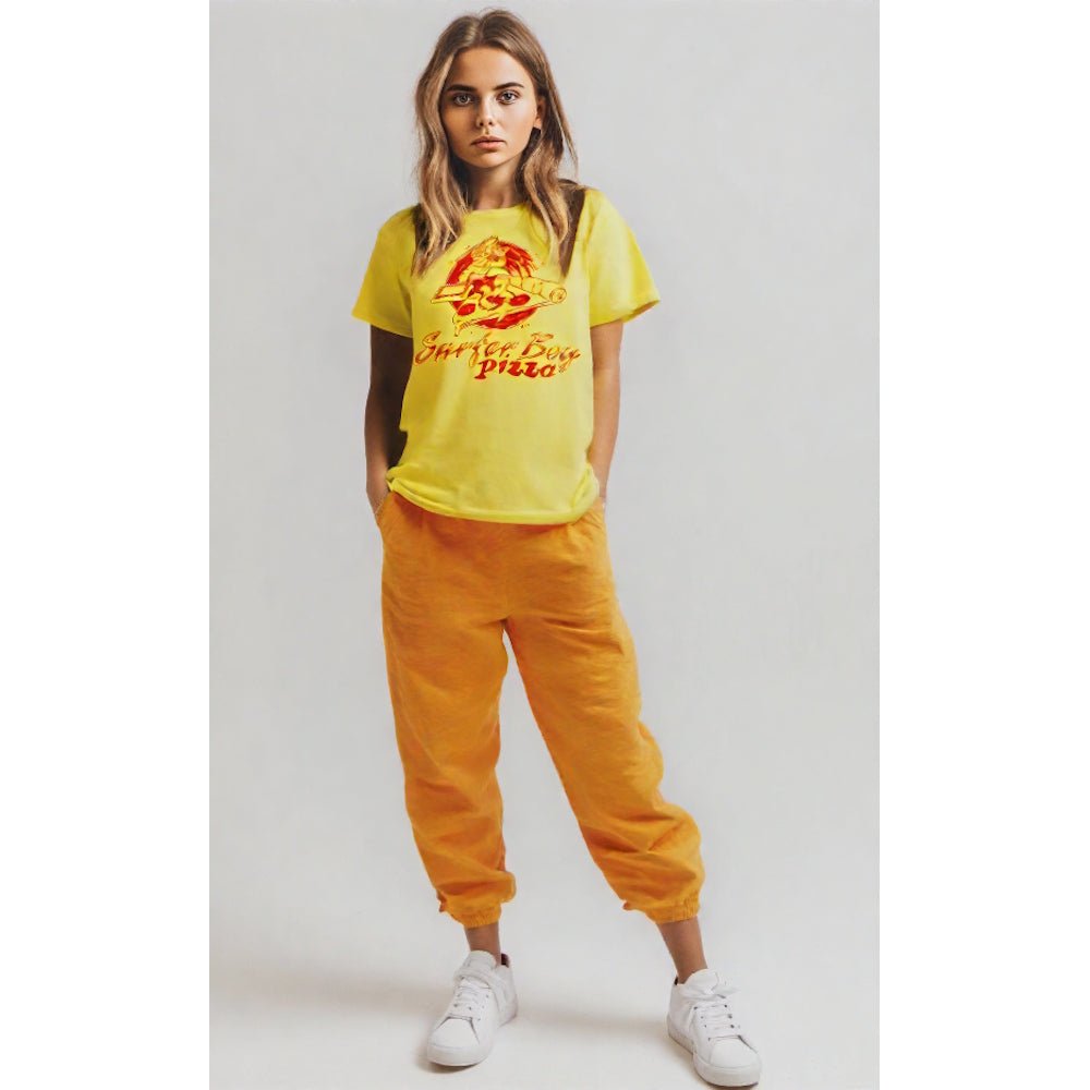 STRANGER THINGS ストレンジャー・シングス (シーズン5 配信 記念 ) - SURFER BOY PIZZA / バックプリントあり / Tシャツ / メンズ - PGS