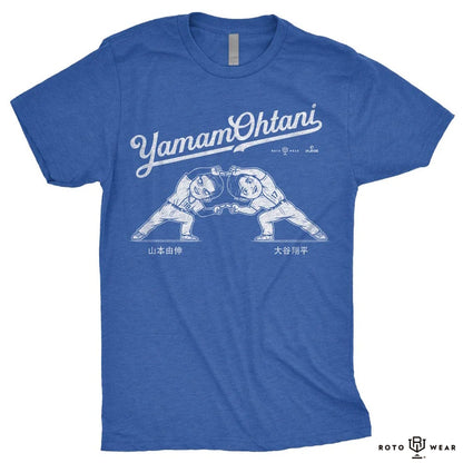 SHOHEI OHTANI 大谷翔平 - YamamotoOhtani / フュージョンポーズ / RotoWear（ブランド） / Tシャツ / メンズ 【公式 / オフィシャル】