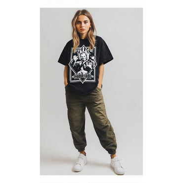 BEETLEJUICE ビートルジュース - BW Poster / Snow Wash / Tシャツ / メンズ 【公式 / オフィシャル】