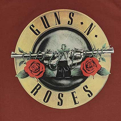GUNS N ROSES ガンズアンドローゼズ (デビュー 40周年 ) - Classic Logo / リンガー / Tシャツ / メンズ