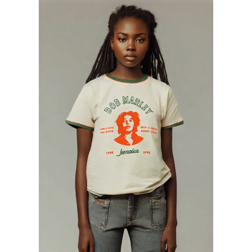 BOB MARLEY ボブマーリー (生誕 80年 ) - Thing Called Love / リンガー / Tシャツ / メンズ 【公式 / オフィシャル】