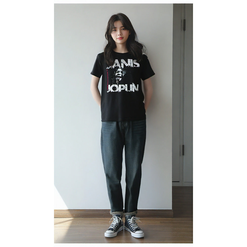 JANIS JOPLIN ジャニスジョプリン (追悼 55年 ) - Shea '70 / ECO-TEE / Tシャツ / メンズ