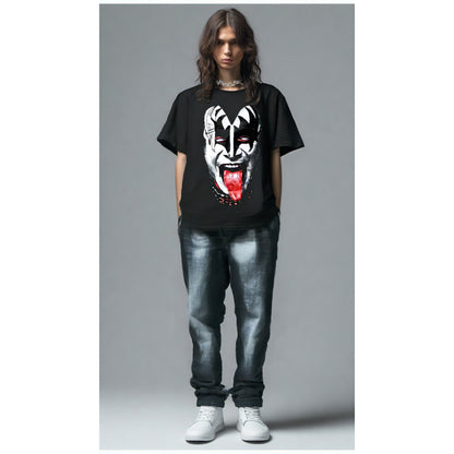 KISS キッス - 【世界限定500着 Foil Print特別仕様】Gene Simmons / Amplified（ ブランド ） / Tシャツ / メンズ 【公式 / オフィシャル】