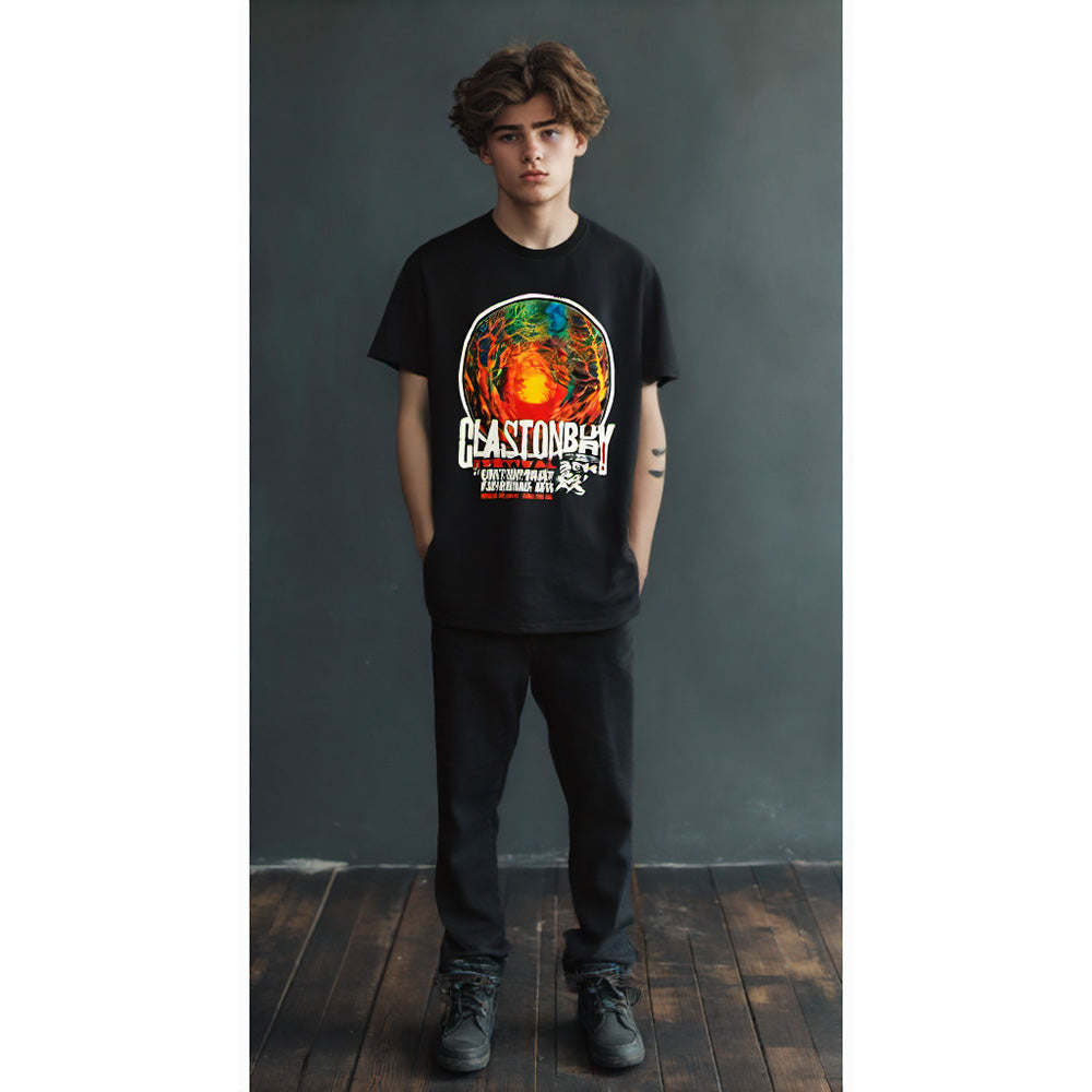 
                  
                    フェス公式Tシャツ GLASTONBURY グラストンベリー (開催 55周年 ) - FESTIVAL 2014 （超レア） / バックプリントあり / Tシャツ / メンズ
                  
                