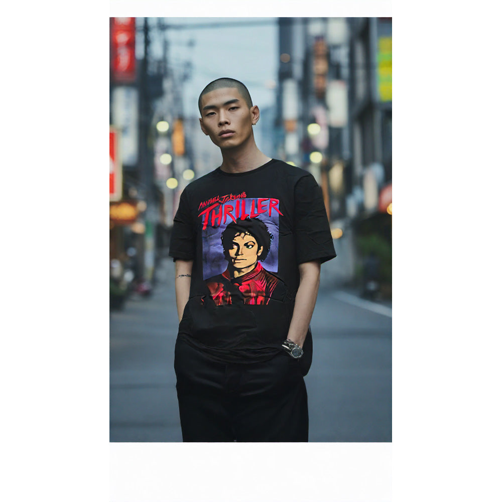 MICHAEL JACKSON マイケルジャクソン (伝記映画 2025年 公開 ) - Thiriller / Tシャツ / メンズ 【公式 / オフィシャル】