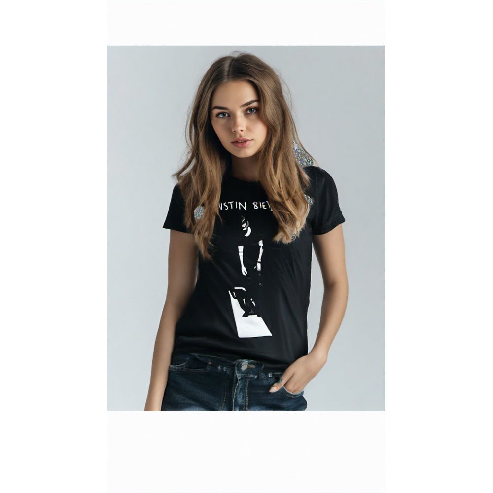 JUSTIN BIEBER ジャスティンビーバー - JB FLOOR / Tシャツ / レディース - PGS